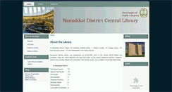 Desktop Screenshot of namakkal.tnpubliclibraries.gov.in