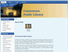 Tablet Screenshot of connemara.tnpubliclibraries.gov.in