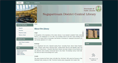 Desktop Screenshot of nagapattinam.tnpubliclibraries.gov.in