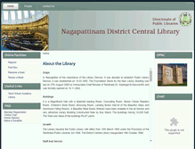 Tablet Screenshot of nagapattinam.tnpubliclibraries.gov.in