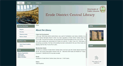 Desktop Screenshot of erode.tnpubliclibraries.gov.in